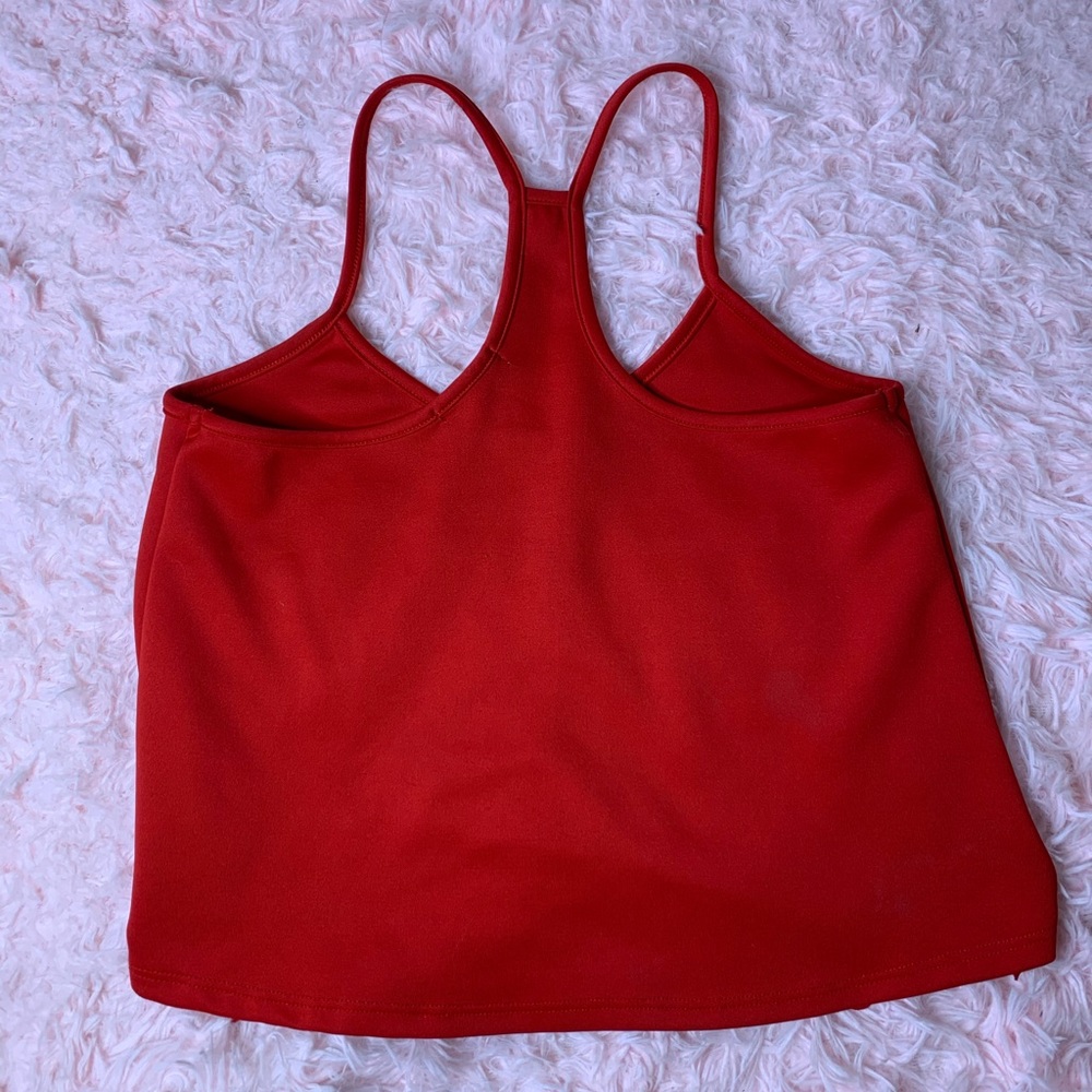 Red Tank Crop Top - Picture 5 of 5